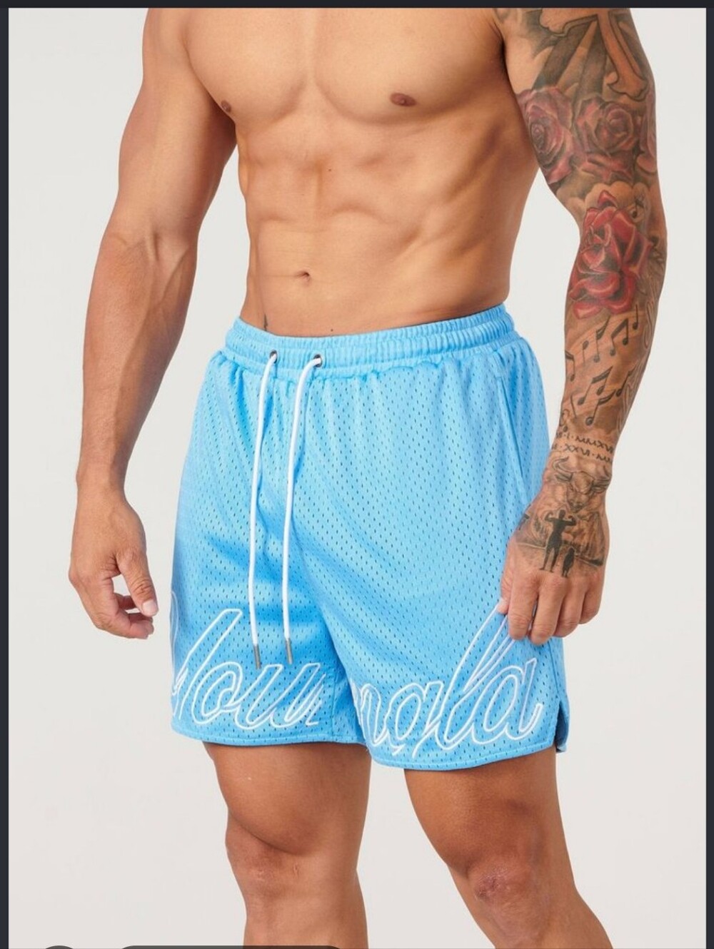 YoungLA Championship Shorts in Carolina Blue 🔥🔥🔥